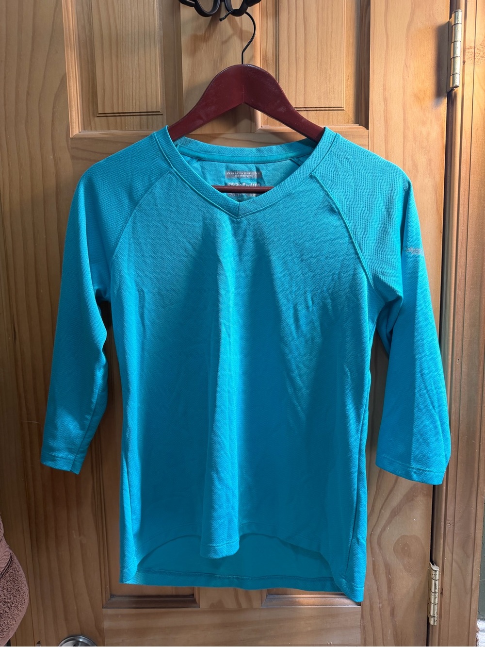 Columbia Women's Teal 3/4 Omni Shade Sun Protection Shirt